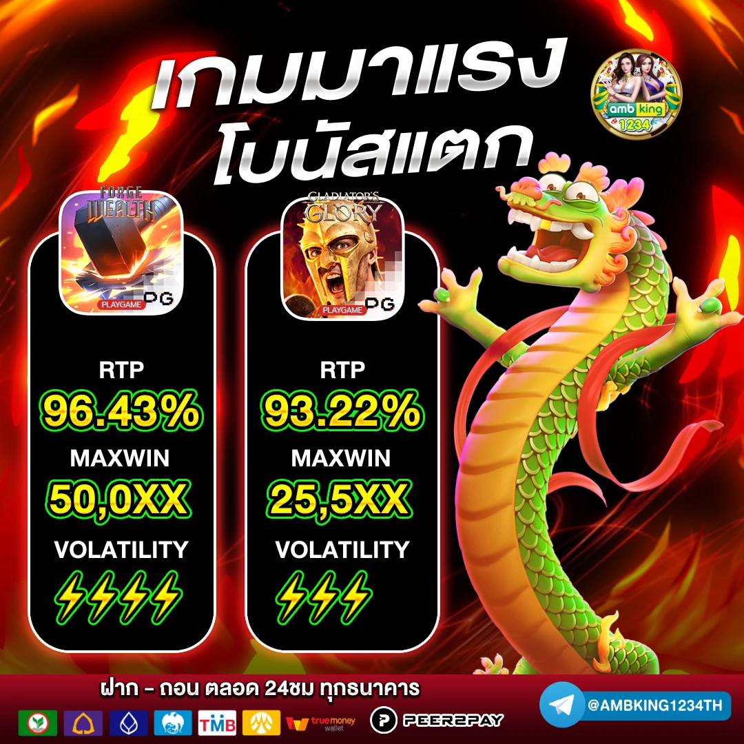 รวมสล็อตทุกค่าย - แบนเนอร์โปรโมชั่น