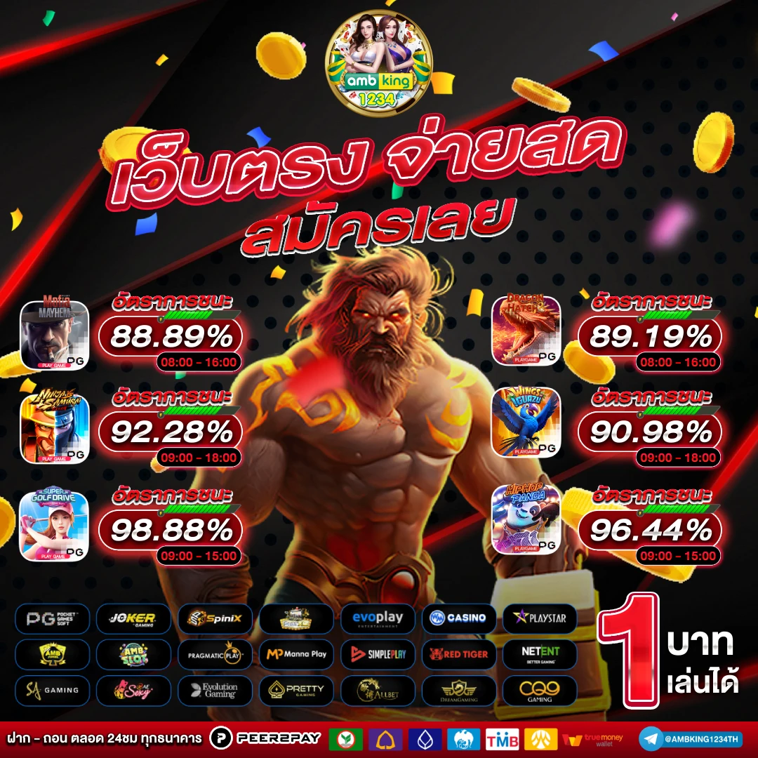 สล็อต 888 ฝากถอน ไม่มี ขั้น ต่ํา - แบนเนอร์โปรโมชั่น